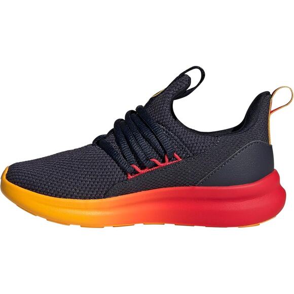 NWT adidas UnisexChild Lite Racer Adapt Sneaker,Ink/Crew Yellow/Pure Ruby-SZ 2 - Picture 2 of 5